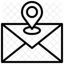 Localização do correio  Ícone