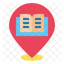 Pin Localizacao Livraria Ícone