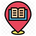 Pin Localizacao Livraria Ícone