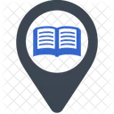 Livro Biblioteca Localizacao Ícone