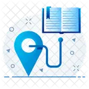 Localização da biblioteca  Ícone
