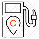 Localizacao Da Bomba De Gasolina Direcao Da Bomba De Gasolina Localizacao Do Posto De Gasolina Ícone