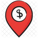 Localizacao Da Empresa Endereco Comercial Localizacao Financeira Ícone