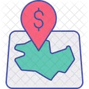 Localizacao Comercial Localizacao Financeira Localizacao Comercial Ícone