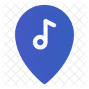 Localizacao Da Loja De Musica Loja De Musica Localizacao Icon