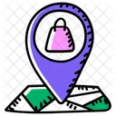 Localizacao Da Loja Localizacao Da Loja Geolocalizacao Ícone