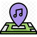 Localização da música  Ícone