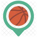 Localização da quadra de basquete  Ícone