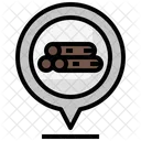 Localização da serraria  Ícone