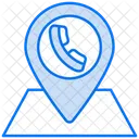 Localização da chamada  Ícone