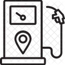 Localizacao De Combustivel Mapa Bomba Ícone