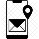 Localização de correio móvel  Ícone