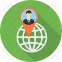 Localizacao Global De Negocios Negocios Comunicacao Icon