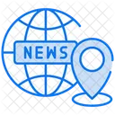 Localização de notícias  Ícone