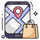 Localizacao De Encomendas Moveis Pacote Movel Pacote On Line Icon