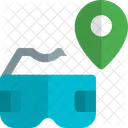 Localização de realidade virtual  Ícone