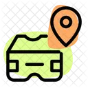 Localização de realidade virtual  Ícone