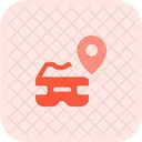 Localização de realidade virtual  Ícone