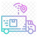 Localização do caminhão de entrega  Ícone