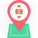Localizacao De Futebol Localizacao Partida Ícone