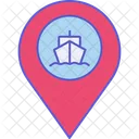 Localizacao Do Navio Localizacao Navegacao Icon