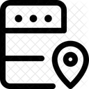 Localização do servidor  Ícone