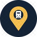 Localizacao Do Trem Ferrovia Estacao Icon