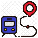 Localização do trem  Ícone