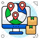 Localizacao Global Direcao Global Navegacao Icon