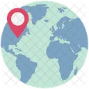 Localizacao Global Globo Com Pin Localizacao Mundial Ícone