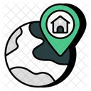 Localização global da casa  Ícone