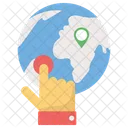 Localizacao Global Marketing Em Mecanismos De Busca SEO Ícone