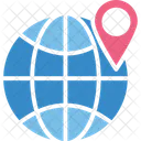 Localização global  Ícone