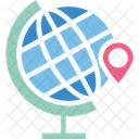 Localização global  Ícone