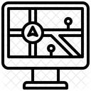 Localização GPS  Ícone