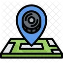 Localizacao Do Hoquei Localizacao Do Jogo Mapa Icon