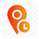 Hora De Localizacao Navegacao Direcao Ícone
