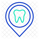 Mapa De Localizacao Do Hospital Odontologico Localizacao Do Hospital Odontologico Localizacao Da Clinica Odontologica Ícone