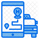 Smartphone GPS Mapa Icon