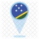 Localização ilhas salomão  Ícone