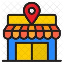 Localizacao Da Loja Localizacao Da Loja Localizacao Do Mercado Ícone