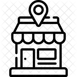 Localização da loja  Ícone