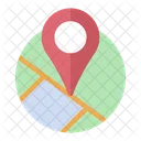 GPS Navegacao Localizacao No Mapa Ícone