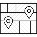 Localização do mapa  Ícone