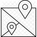 Localização do mapa  Ícone
