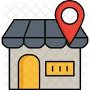 Localização do mercado  Ícone