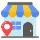 Mercado Localizacao Loja Ícone