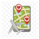 Localizacao Movel Localizacao GPS Icon