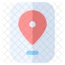 Smartphone Localizacao Mapa Ícone