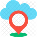 Nuvem Localizacao GPS Ícone